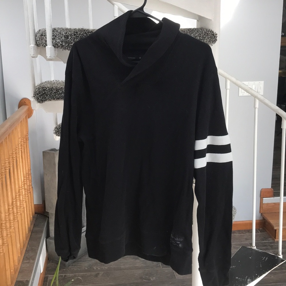 Express Waffle Sweater XL